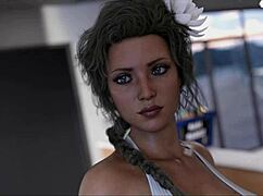 where the brunette anime hentai story began in episode six