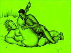 Vintage Drawings with Subtle Erotic Touches