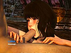 In eternum 225, a 3d cartoon blowjob leads to cumshot