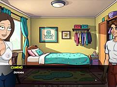 Morty's Sister Gives Fan Blowjob in Portal Porn Demoniums Parody Hentai Game Episode 3