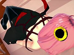 anya heats up cock in adult costume for uncensored fun