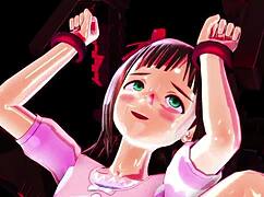 Haruka's Jiggly Body in Hosomi No Ken