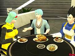 bulma madrastra y esposa epi 2 chupa su hijastro se la folla al lado de su marido y ella le gusta que la follen como una perra infiel y le en duro por el culo netorare