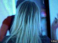 Vixenplus features two blondes meeting dominant friends after a club night.