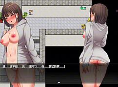 In Night Walk 17, character rides elevator naked for excitement, climaxing at discovery thought.