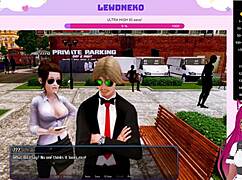 lewdneko vtuber starts harem hotel game