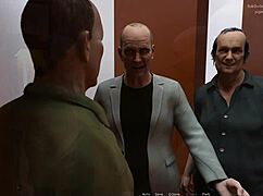 Anna Exciting Affection Ep 56 - Threesome with Older Men