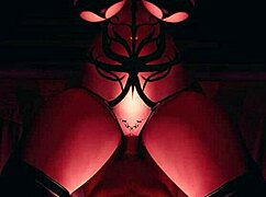 you get close up with a red hot demon girl in uncensored pov assfucking