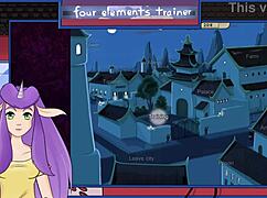 Avatar: The Last Airbender - Azula Showers In Four Elements Trainer Part 21