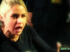 I lick that prisoner's pussy as the military mistress.