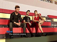 Milf Slut Dominates Public Handjob with Monster Cock in 3D Cartoon