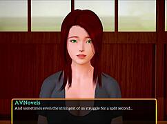 my new family game with erotic teen and small tits 😏