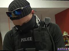 police apprehend robbery suspect with gay blowjob mouth xxx