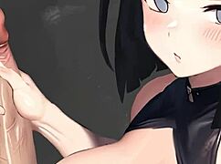 Hinata's hot handjob from her POV.