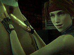 aerith, jessie, and tifa in final fantasy 7 blowjob compilation