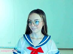 cheerleaders looking sexy in cosplay costumes.