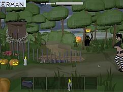 Just finished Halloween Bambook gameplay. Watched that big-titted cartoon whore get pounded hard!