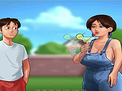 wow, huge tits in summer time saga unc part 7!