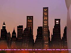 21yo blonde doll girl visits new york in hyper-realistic hentai joi video