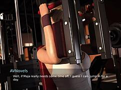 Summers Gone 43 Anime Hentai Blonde Gym Ass Erotic Cartoon Big Tits