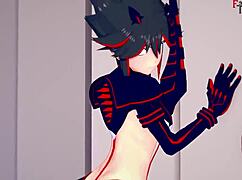 Ryuko Matoi fucking hard in free pov fantasy