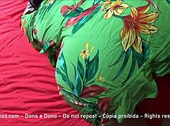 Rabuda brasileira casada leva pau no cuzinho