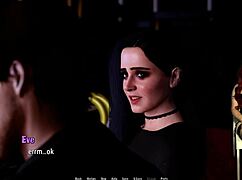 Stripper slut gives blowjob in tales from the deep eve 7 cartoon milf cum striptease