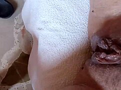 Intense housewife masturbation flash