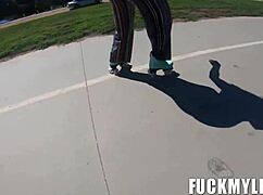 I’m totally hooked on skating for Sophia Locke and Nicole Nichols’ hot action!