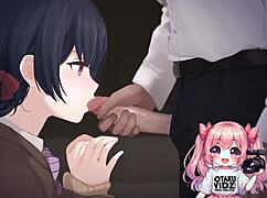 i worship anime cock on my knees and eat cum