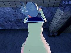 man, Himiko Toga and Ochako Uraraka got me wild with intense lesbian play!