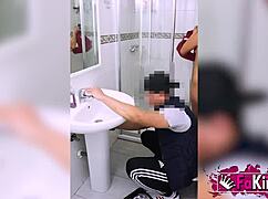 omg, check out amateur latina daniela nerea banging her plumber naked! 😍