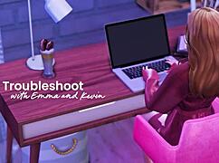 Nerd's First Time Sex In University 3D Hentai