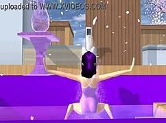 Point of View Cartoon Fox Girl Dances Seductively on Your Lap in Sakura School Simulator