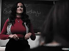 Tutor Ricky teaches Sophia, but ends up fucking her tight ass – she loves it!