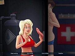 Summertime Saga 171: Monster Cock Blowjob Scene