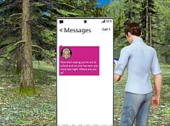 Ripples 36 in the 3d cartoon game with clothes ripped