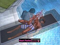 cartoon sex taken at public swimming pool jumping board 3