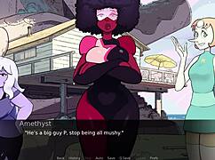 Garnet Delivers Intense Blowjob in Gem Blast Part 1 Anime Adventure