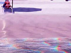 In Konosuba, characters indulge in hentai sex scenes wearing bikinis