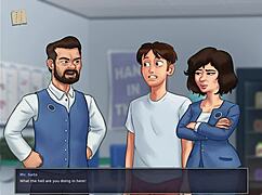 Summertime Saga 171: Monster Cock Blowjob Scene