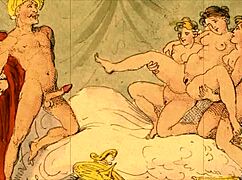 Vintage Erotic Drawings Showcase Retro Sensual Art