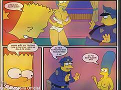I can’t believe this Simpsons parody cartoon sex, it’s wild!