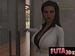 Hey, Futa3Dx redhead futa professor slams massive cock into cute pussy! 😍