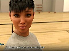 Meeting the new assistant coach in WVM 152 erotic cartoon