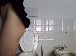 This rude hot girl just pees everywhere in public. What a sight!