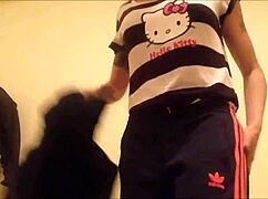 This rude hot girl just pees everywhere in public. What a sight!