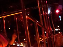 frankie in hot stockings stripping down. damn, that retro vibe!