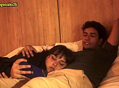 Watching netflix with stepsister leads to mouth action almost caught 😏