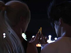 3D Cartoon Girl Shows Big Tits and Ass in Game